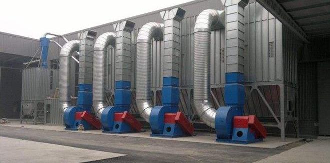 Equipment of industrial off-gas treatment