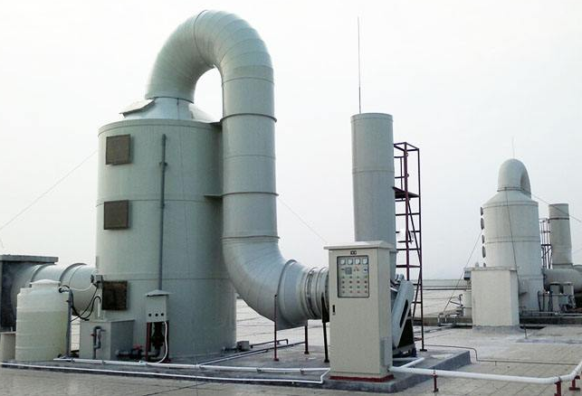 Equipment of industrial off-gas treatment