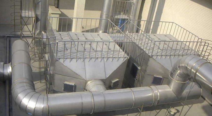 Equipment of industrial off-gas treatment
