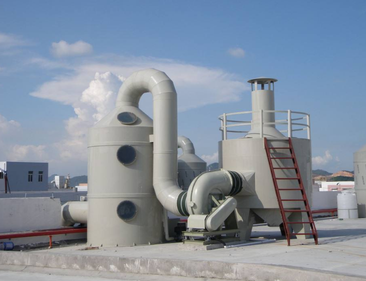 Equipment of industrial off-gas treatment