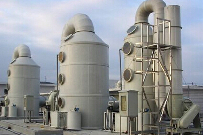 Equipment of industrial off-gas treatment