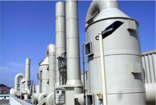 Gong Ye Fei Qi Chu Li Cui Hua Ran Shao Chu Li Ta Catalytic combustion of industrial off-gas treatment treats a tower