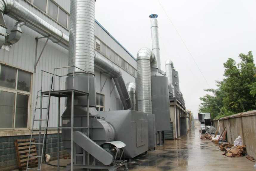 You Ji Gong Ye Fei Qi Chu Li She Bei Have facility of machine industry off-gas treatment
