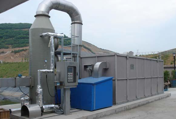 Workshop equipment of organic off-gas treatment