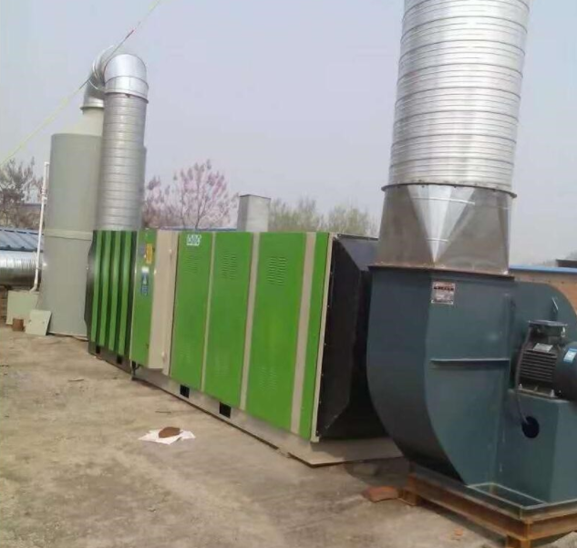 Equipment of industrial off-gas treatment
