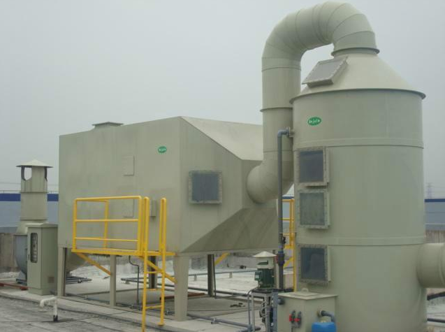 Equipment of industrial off-gas treatment