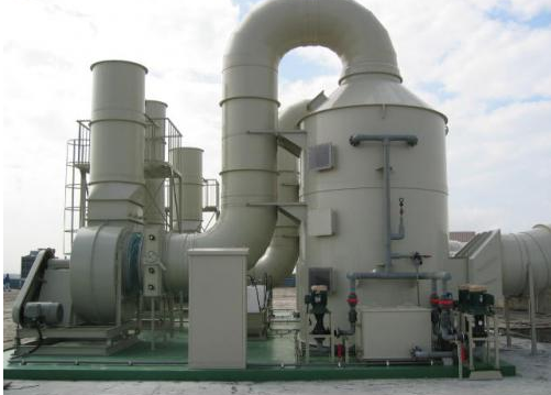 Equipment of industrial off-gas treatment