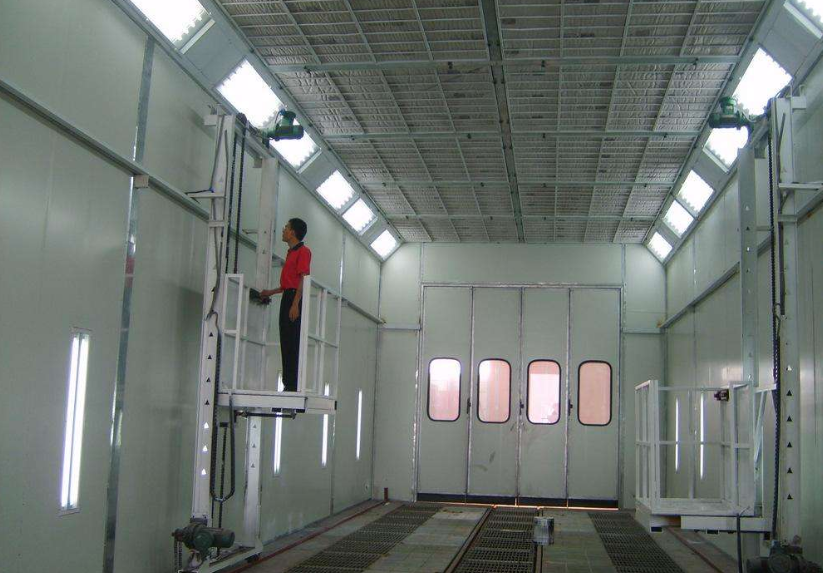 Spray paint room