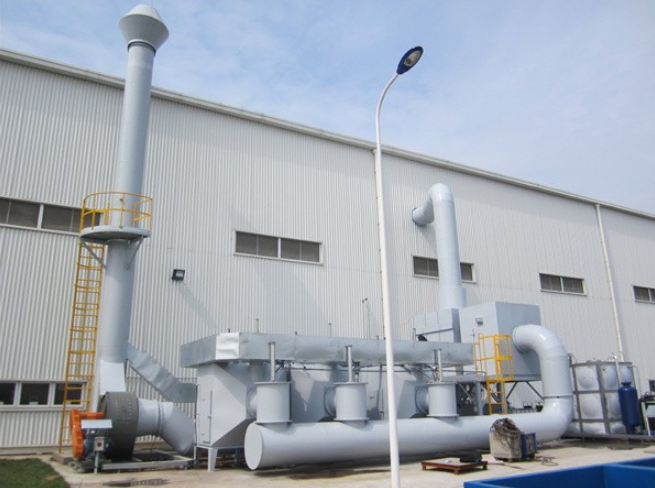 Off-gas treatment equipment