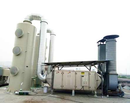 Off-gas treatment equipment