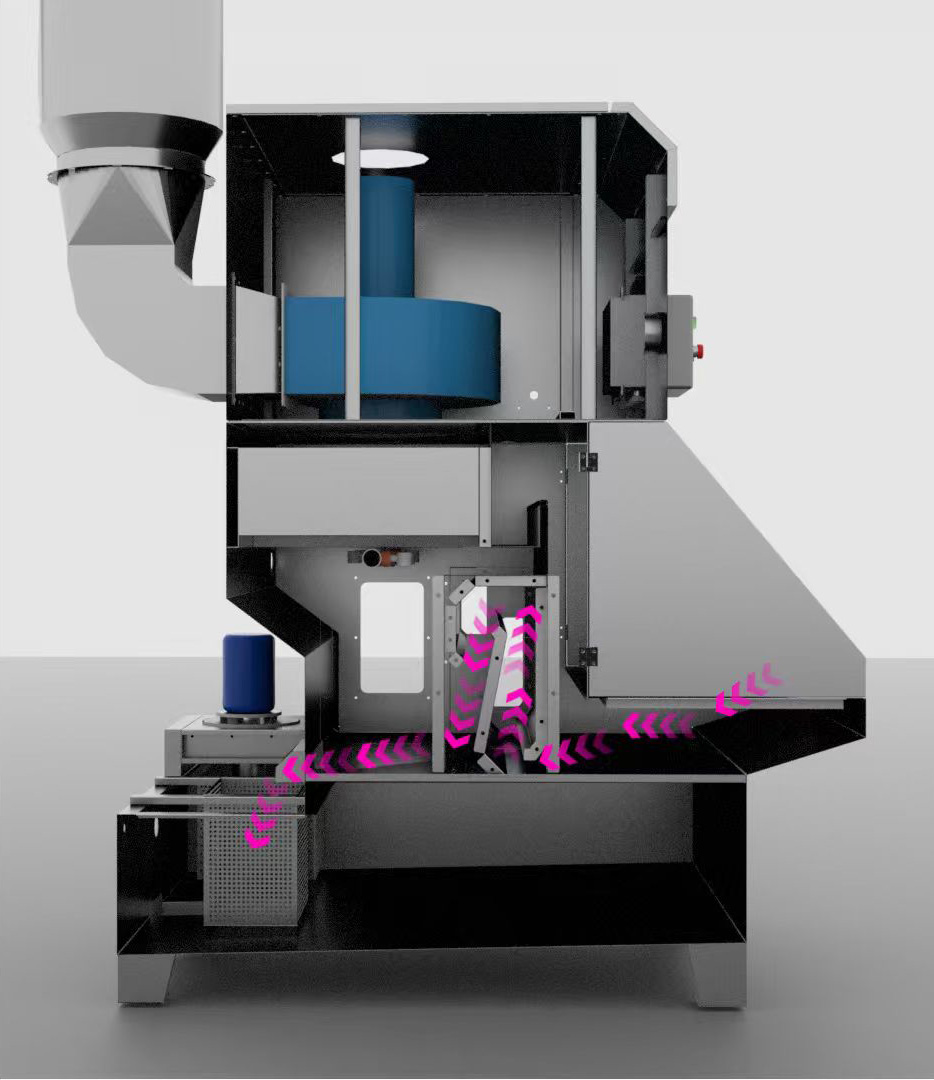 Water-circulation Wet Grinding Dust Removal Bench