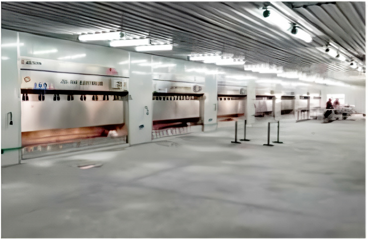 Water filtration type sanding and dust removal cabinet