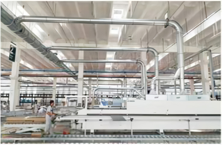 Dust Removal Pipeline Layout