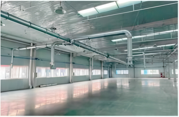 Dust removal pipeline layout